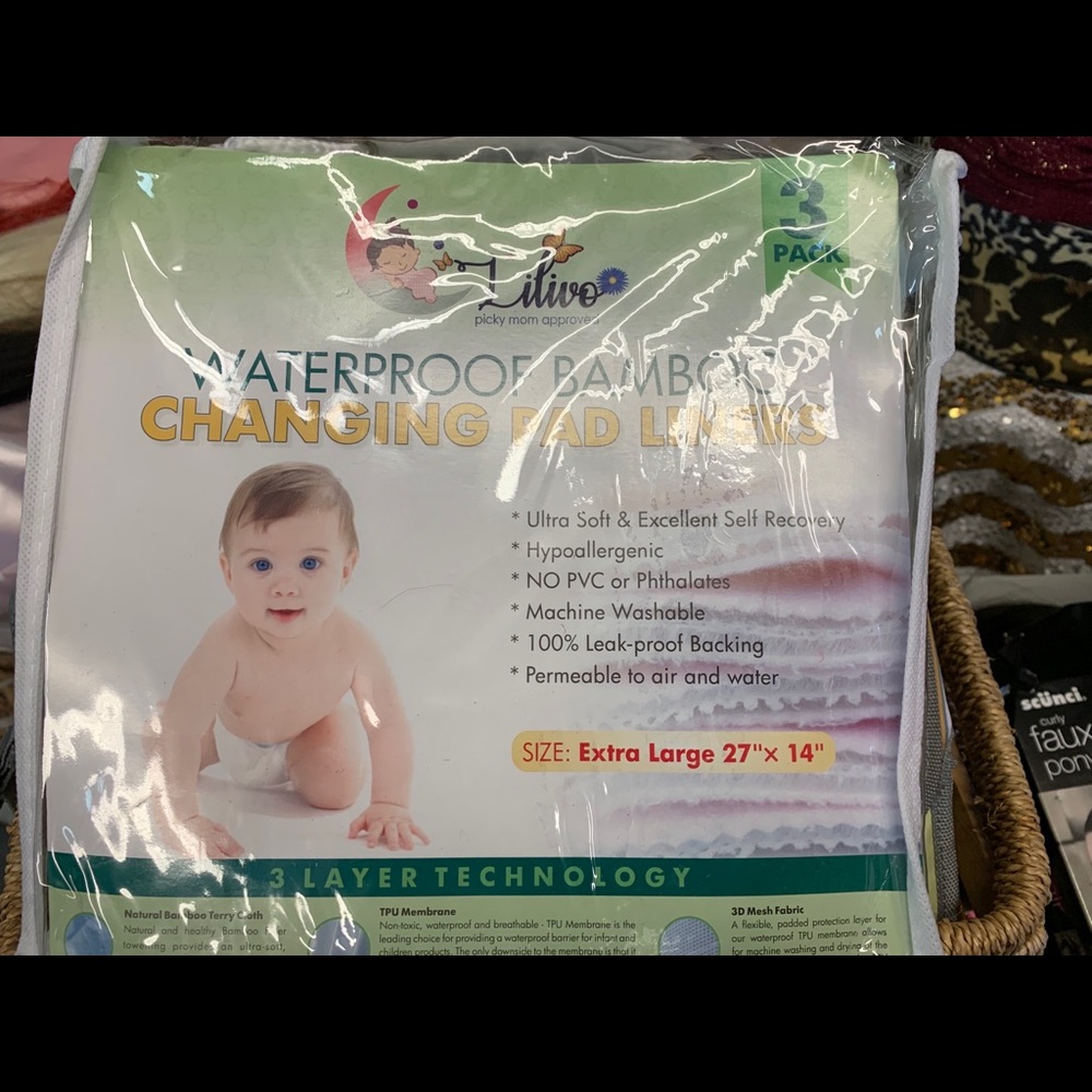 Head support ,changing pad liners